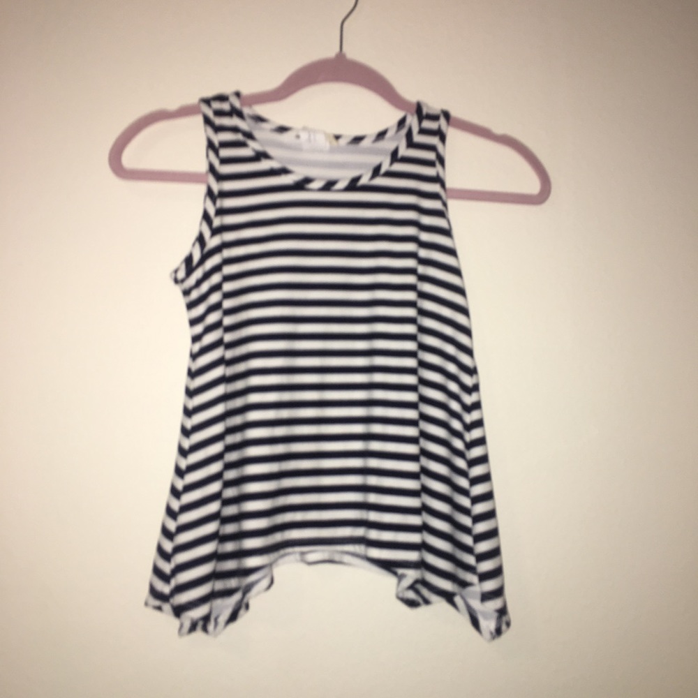 A striped tank top